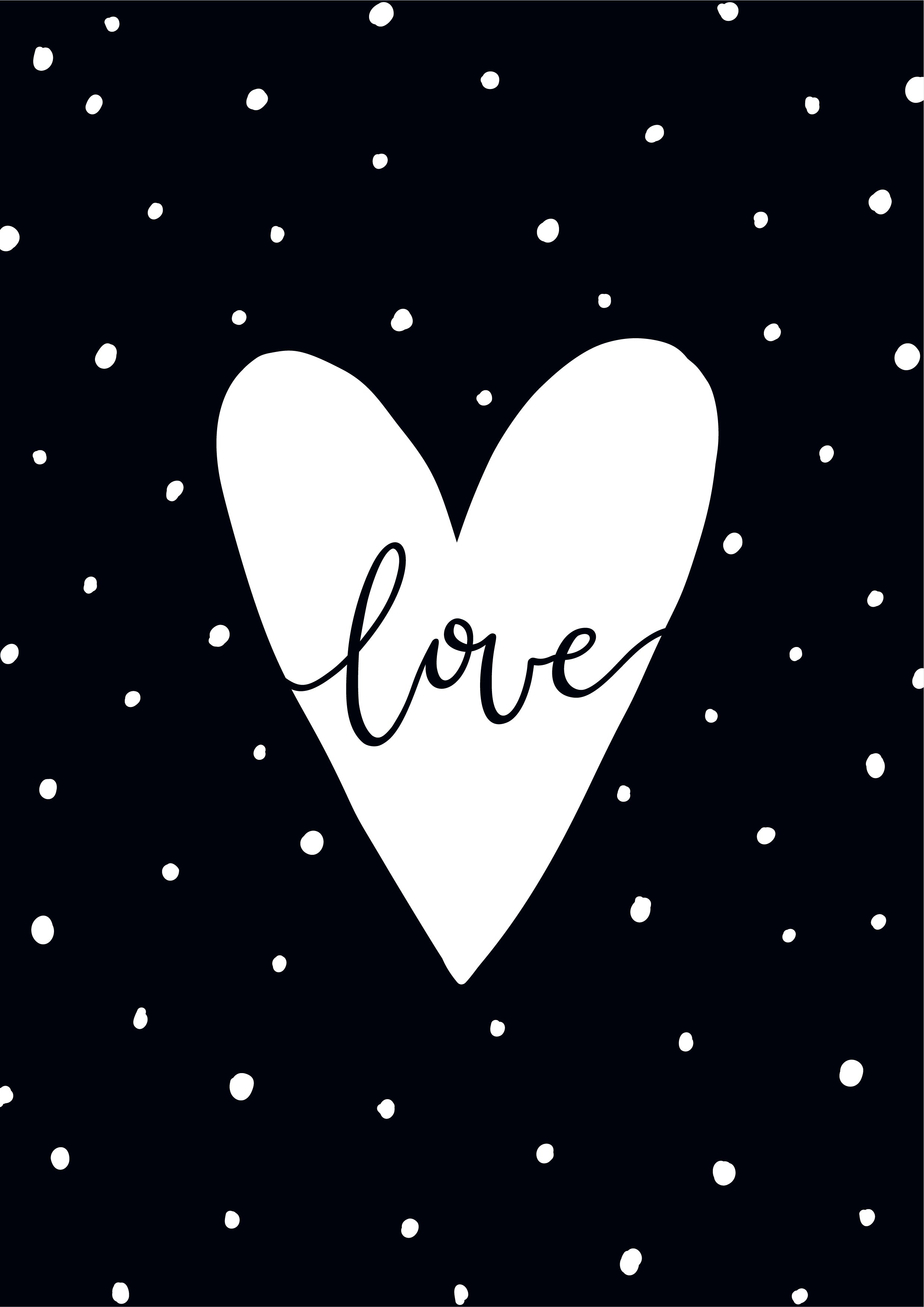 Love - Modern Wall Art - Olli+Lime